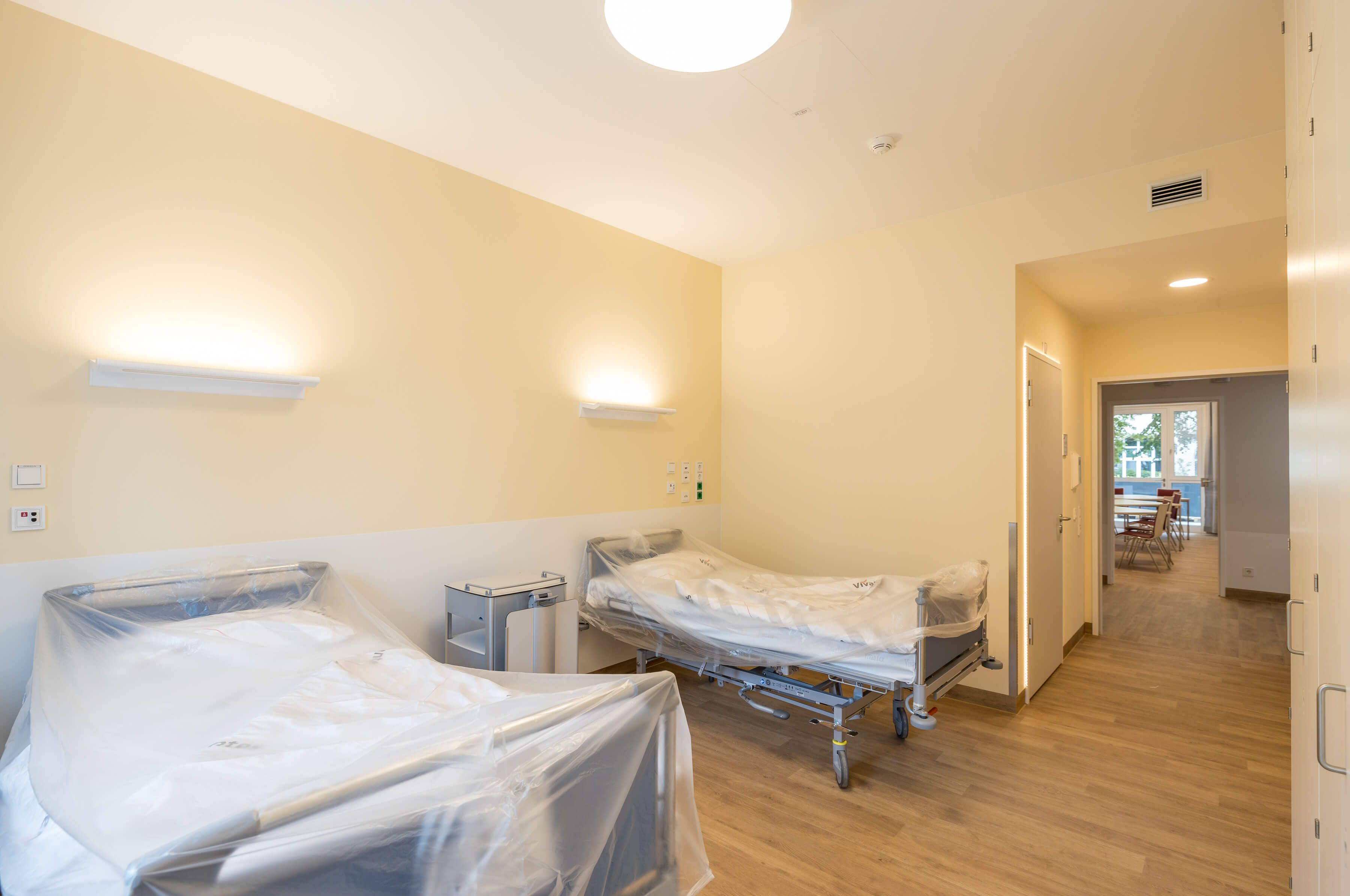 2-Bett-Zimmer im neuen Modulbau am Klinikum Neukölln