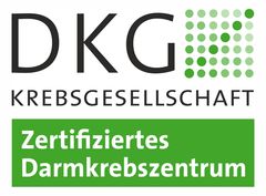 grünes Logo der Deutschen Krebsgesellschaft